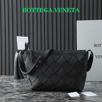 BOTTEGA VENETA 25S DIAGO HOBO 39 IN BLACK CALFSKIN House Of Sarah Bags