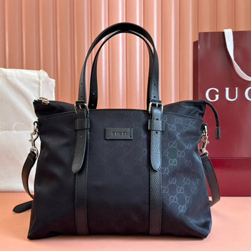 NYLON LINE TOTE BAG 34.5 IN BLACK GG CANVAS House Of Sarah Bags