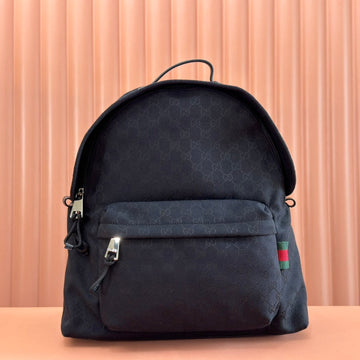 MEDIUM BACKPACK 42 IN BLACK GG CANVAS House Of Sarah Bags