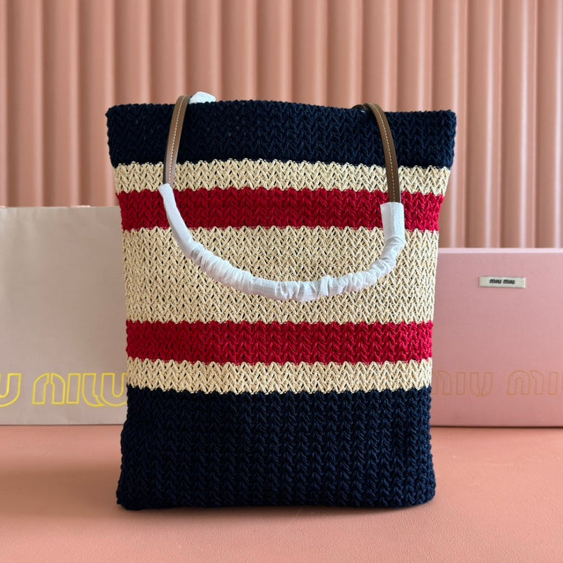 BOLSA TOTE WOVEN 38 MULTICOLOR IN RAFFIA House Of Sarah Bags