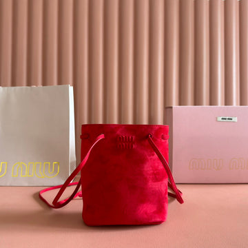 MINI TOTE BAG 17 RED IN NAPPA CALFSKIN House Of Sarah Bags