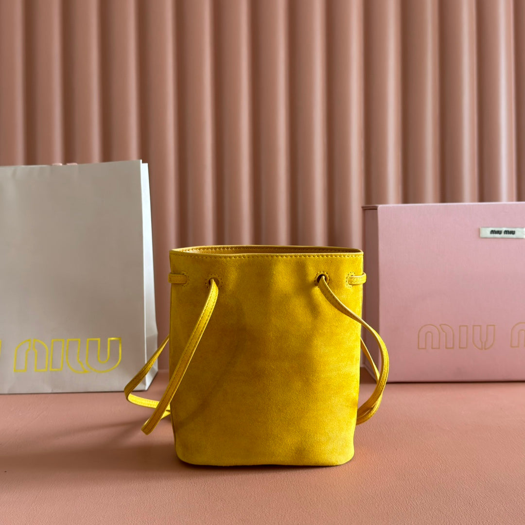 MINI TOTE BAG 17 MUSTARD YELLOW IN NAPPA CALFSKIN House Of Sarah