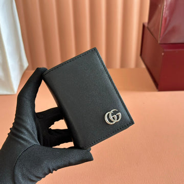 GUCCI 25S MARMONT WALLET BAG 10 IN BLACK CALFSKIN House Of Sarah Bags