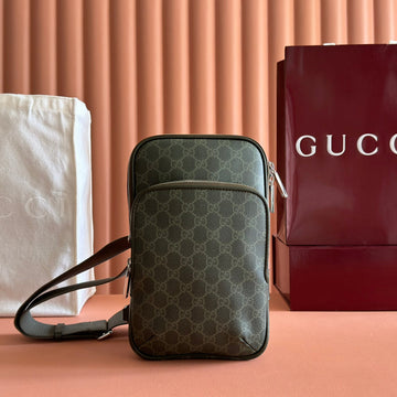 GUCCI 25S SHOULDER CROSSBODY BAG 18 CM IN MOSS GREEN CALFSKIN House Of Sarah Bags