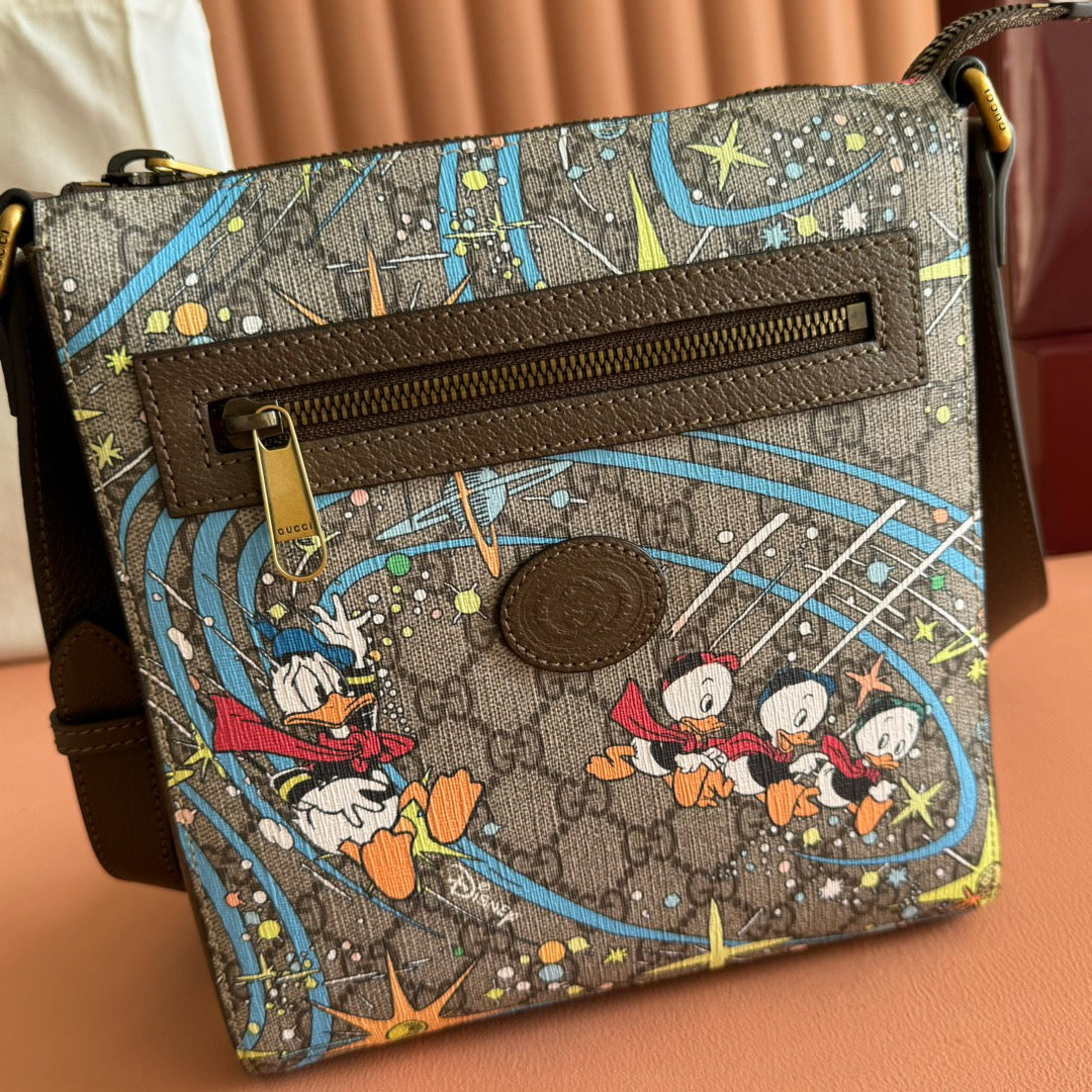 GUCCI 25S SHOULDER BAG 23 CM IN MULTICOLOR CALFSKIN House Of Sarah