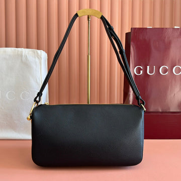 GUCCI 26S SHOULDER BAG 31 IN BLACK CALFSKIN House Of Sarah Bags