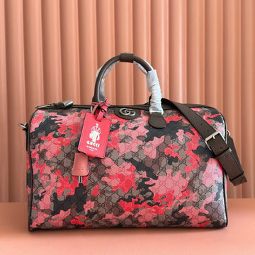 GUCCI 26S DUFFEL BAG 44 IN MULTICOLOR COATED CANVAS 3 by House Of Sarah