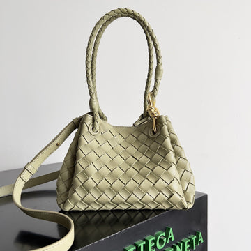 BV Small Parachute 21 Light Olive Lambskin Ghw by House Of Sarah