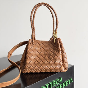 BV Small Parachute 21 Tan Lambskin Ghw House Of Sarah Bags