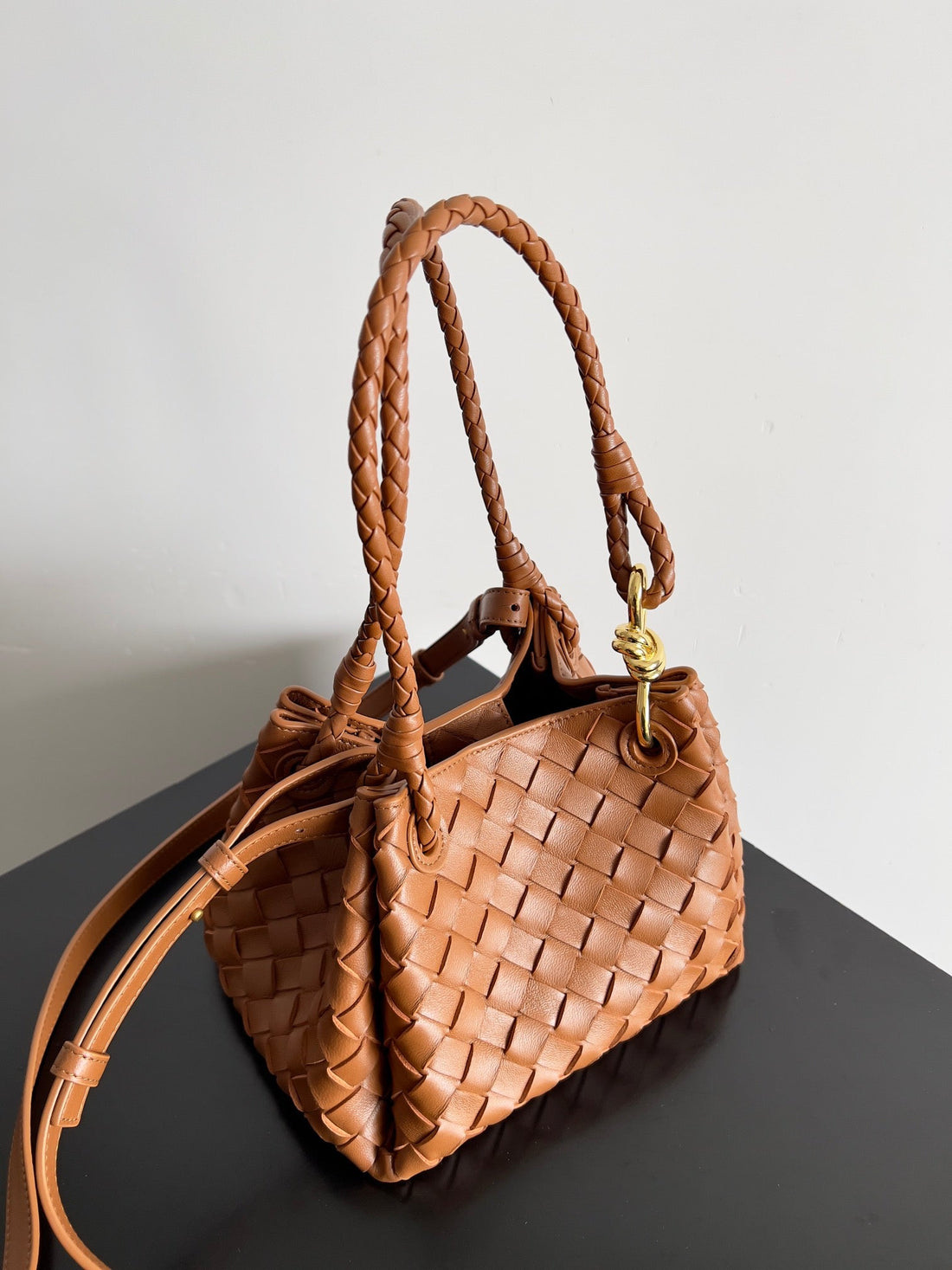 BV Small Parachute 21 Tan Lambskin Ghw House Of Sarah Bags