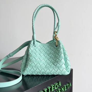 BV Small Parachute 21 Green Oasis Lambskin Ghw House Of Sarah Bags