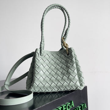 BV Small Parachute 21 Seafoam Lambskin Ghw by House Of Sarah