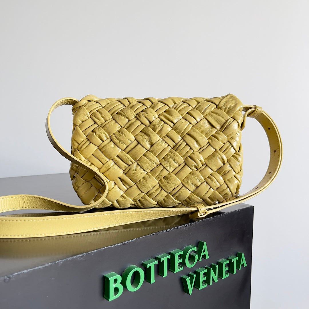 BV Small Rumple Messenger 21 Yellow Lambskin Shw House Of Sarah Bags
