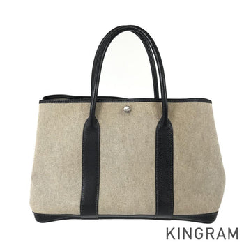 HERMES ?G stamp 2003 SilverHardware Tote Bag