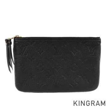 LOUIS VUITTON Monogram Empreinte Pochette Double Zip Pochette