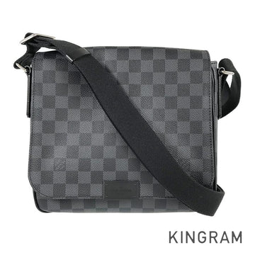 LOUIS VUITTON Damier Graphite District PM N41260 Shoulder bag