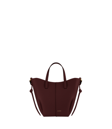 Cyme Tote Nano - Textured Black Cherry