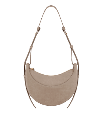 Numéro Dix - Crocodile Nubuck Taupe