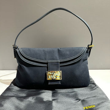 ?? Price Drop  Fendi Hobo Bag Black Suede   Designer Handbag