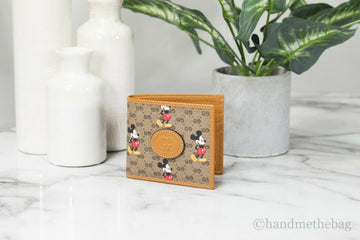 Disney X Gucci Leather Limited Edition Mickey Mo  Wallet