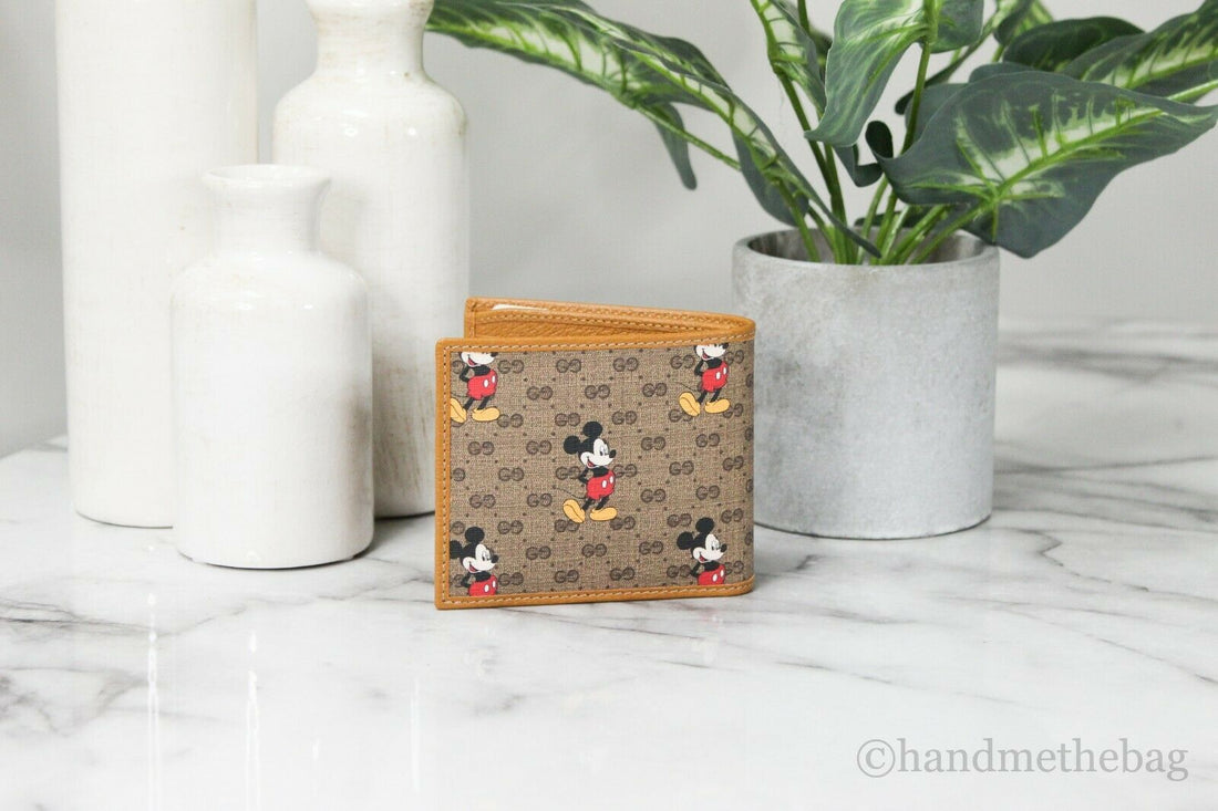 Disney X Gucci Leather Limited Edition Mickey Mo  Wallet