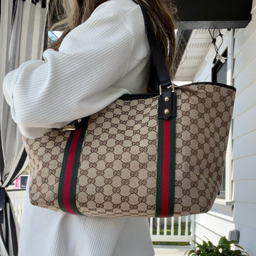 Gucci GG Canvas Medium Jolicoeur Tote