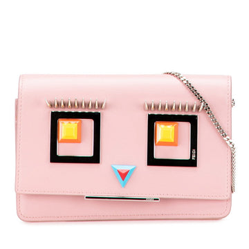 Fendi Hypnotize Leather Chain Shoulder Bag