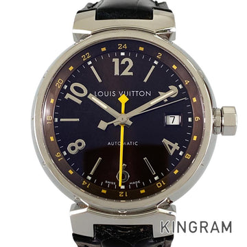 LOUIS VUITTON Tambour GMT Q1131 Men's Watch