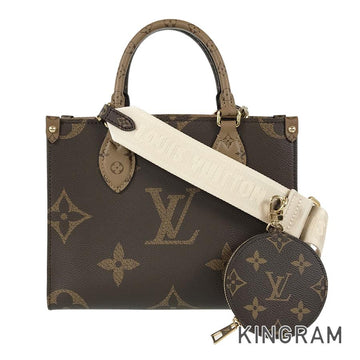 LOUIS VUITTON Monogram Giant Monogram reverse On The Go PM M46373 Hand bag