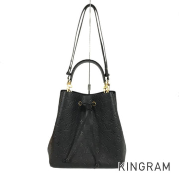 LOUIS VUITTON Monogram Emplant Neonoe 2WAY Shoulder Handbag