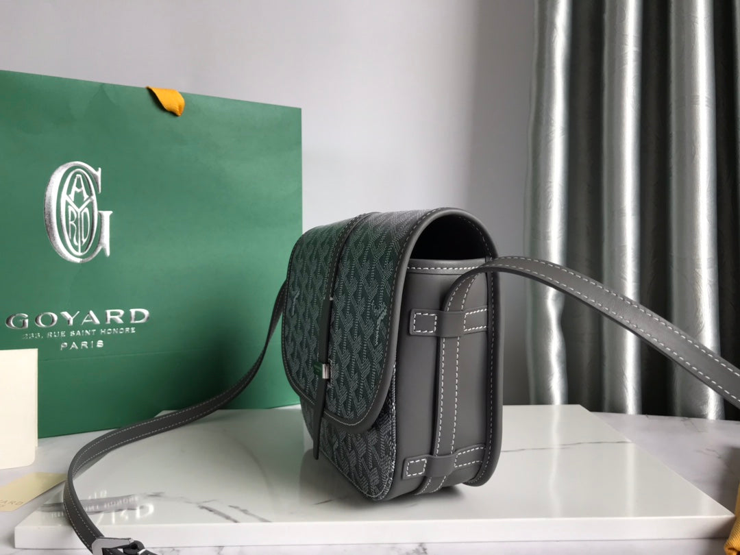 BELVEDERE PM BAG 21CM GREY CANVAS House Of Sarah