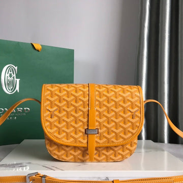 BELVEDERE PM BAG 21CM YELLOW CANVAS House Of Sarah Bags