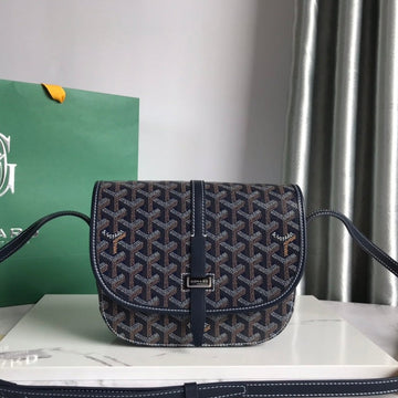 BELVEDERE PM BAG 21CM NAVY BLUE CANVAS House Of Sarah