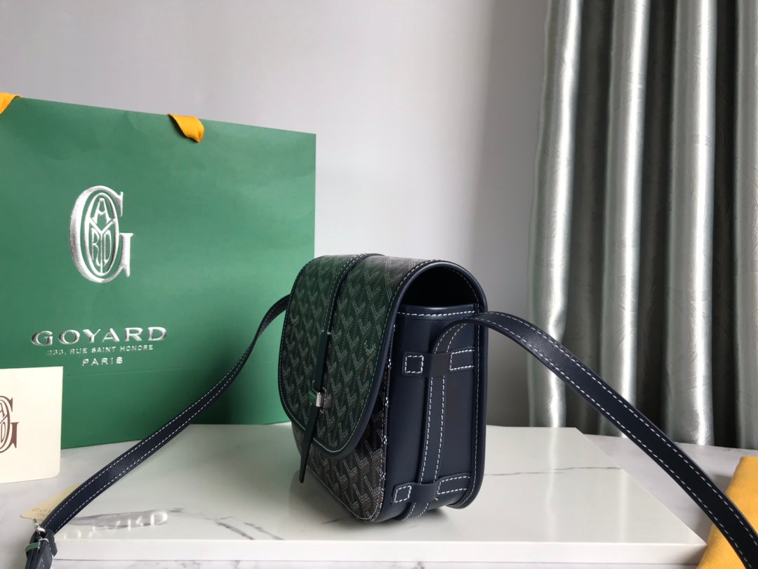 BELVEDERE PM BAG 21CM NAVY BLUE CANVAS House Of Sarah