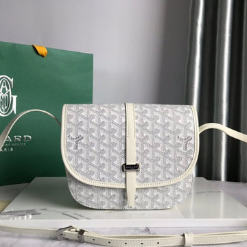 BELVEDERE PM BAG 21CM WHITE CANVAS by House Of Sarah