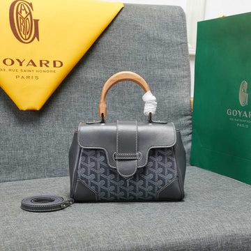 SAIGON SOUPLE MINI BAG GREY CANVAS House Of Sarah