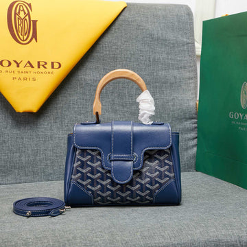 SAIGON SOUPLE MINI BAG DARK BLUE CANVAS by House Of Sarah