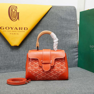 SAIGON SOUPLE MINI BAG ORANGE CANVAS House Of Sarah