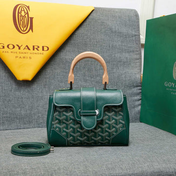 SAIGON SOUPLE MINI BAG GREEN CANVAS House Of Sarah