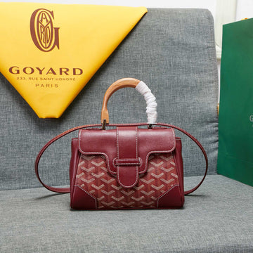 SAIGON SOUPLE MINI BAG BURGUNDY CANVAS House Of Sarah