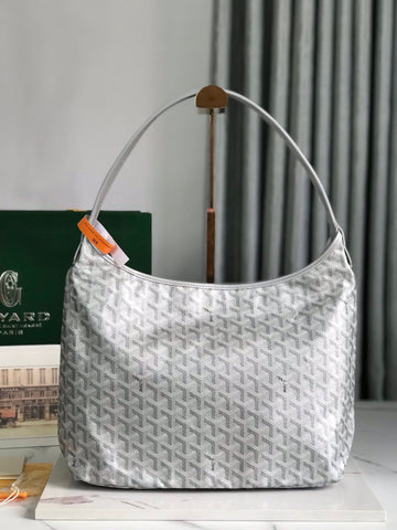 HOBO BOHEME 42CM LIGHT GREY CANVAS House Of Sarah
