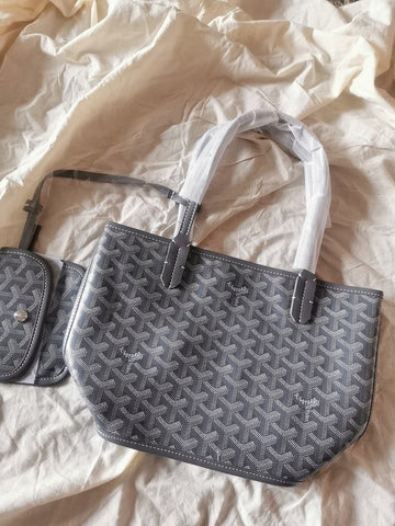 MINI HOBO BOHEME 38CM GREY CANVAS by House Of Sarah