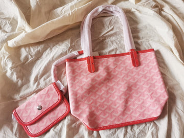 MINI HOBO BOHEME 38CM PINK CANVAS House Of Sarah Bags