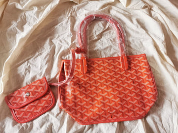 MINI HOBO BOHEME 38CM RED CANVAS House Of Sarah Bags