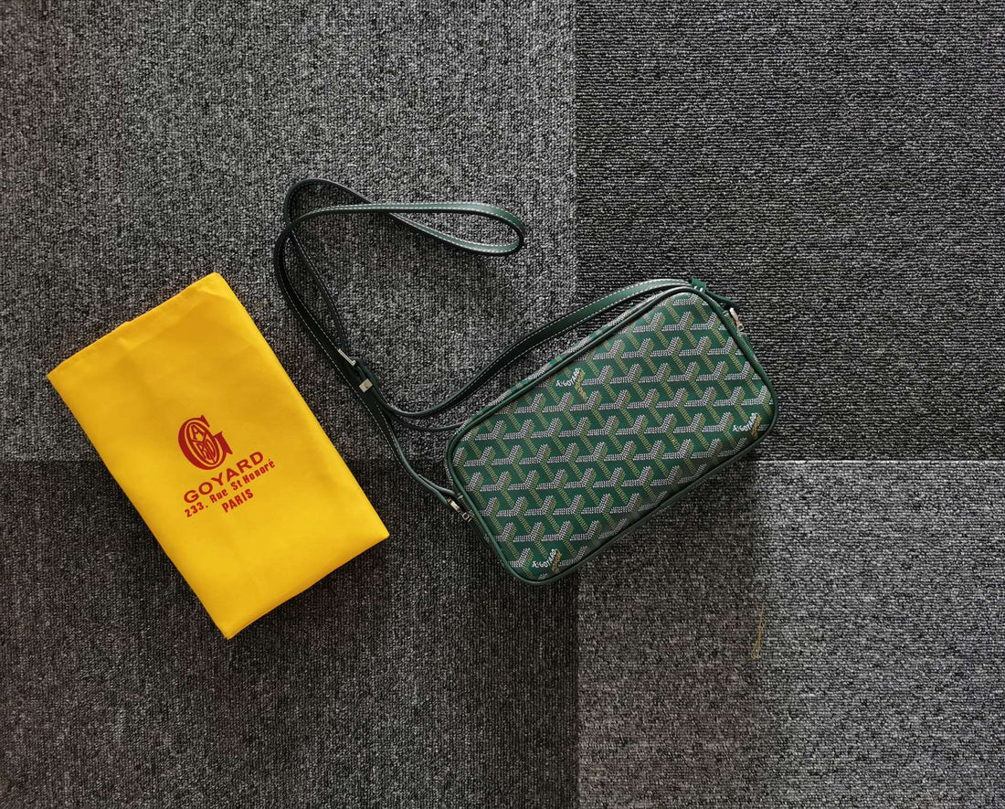 CAP-VERT PM BAG 23X8X14CM GREEN CANVAS House Of Sarah Bags