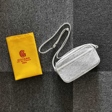 CAP-VERT PM BAG 23X8X14CM WHITE CANVAS House Of Sarah