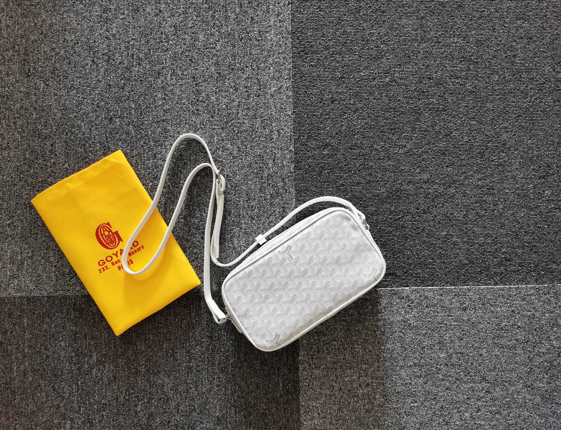 CAP-VERT PM BAG 23X8X14CM WHITE CANVAS House Of Sarah