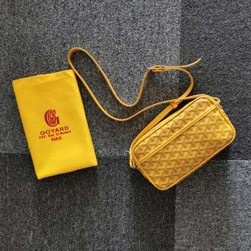 CAP-VERT PM BAG 23X8X14CM YELLOW CANVAS House Of Sarah
