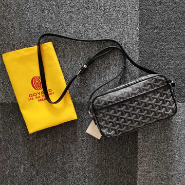 CAP-VERT PM BAG 23X8X14CM BLACK CANVAS by House Of Sarah
