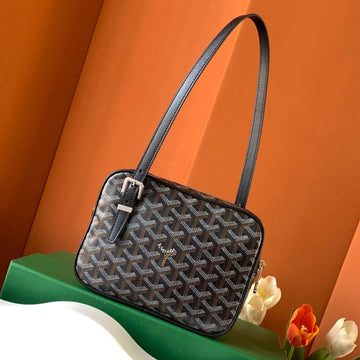 GOYA SECOND-HAND TOAST BAG 21CM BLACK CANVAS House Of Sarah